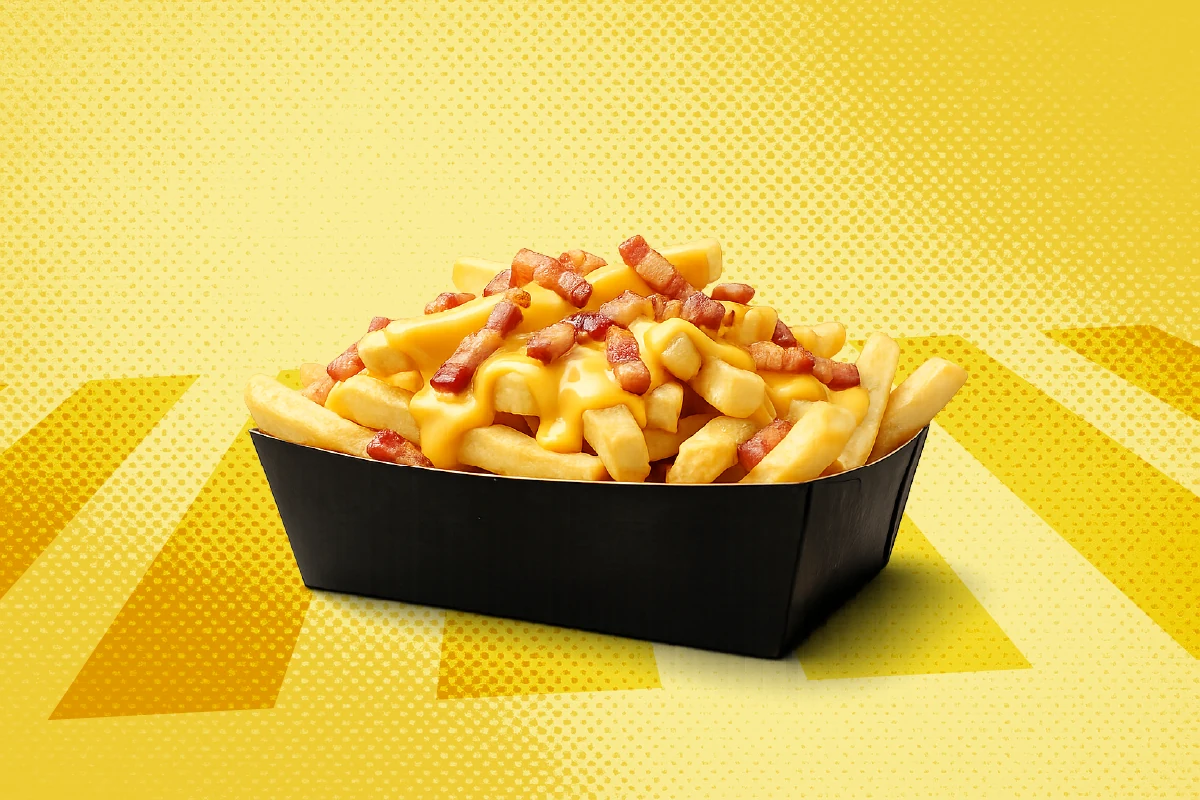 Frites cheddar bacon