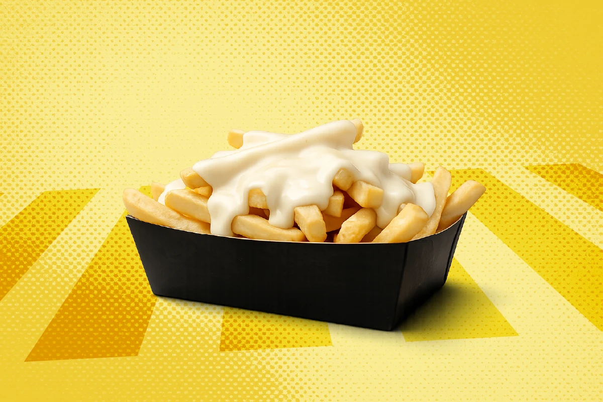 Frites fromagère